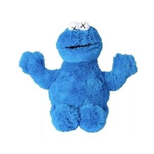 Kaws x Sesame Street x Uniqlo Plush Cookie Monster  19.5 x 12 x 5.5 IN